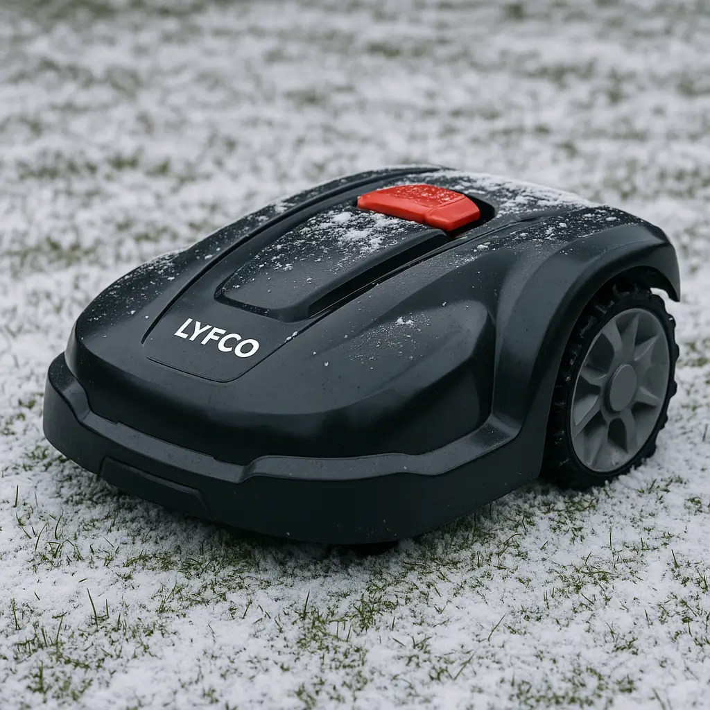 vinterförvaring av Lyfco robotgräsklippare – rengöring inför vintern