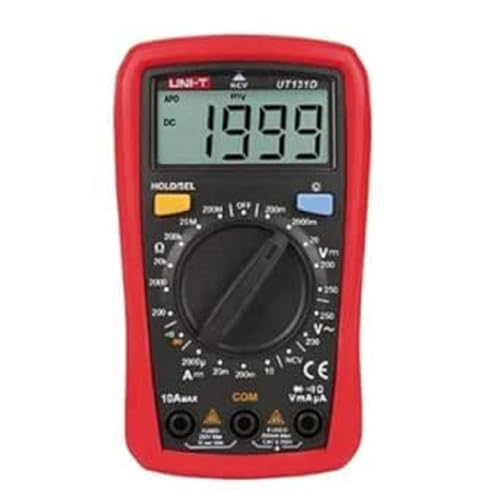 UNI-T UT131D UT131 Serie Handflatans Storlek Multimeter, 200V-250V AC, 2000µA-10A